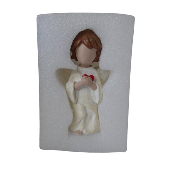 Small Praying Guardian Angel Figurine Sympathy Condolences Gift Care For You - Picture 2 of 9